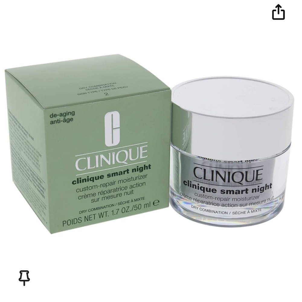Clinique

Clinique Smart Night Custom-repair Moisturizer (Very Dry To Dry)  BNB